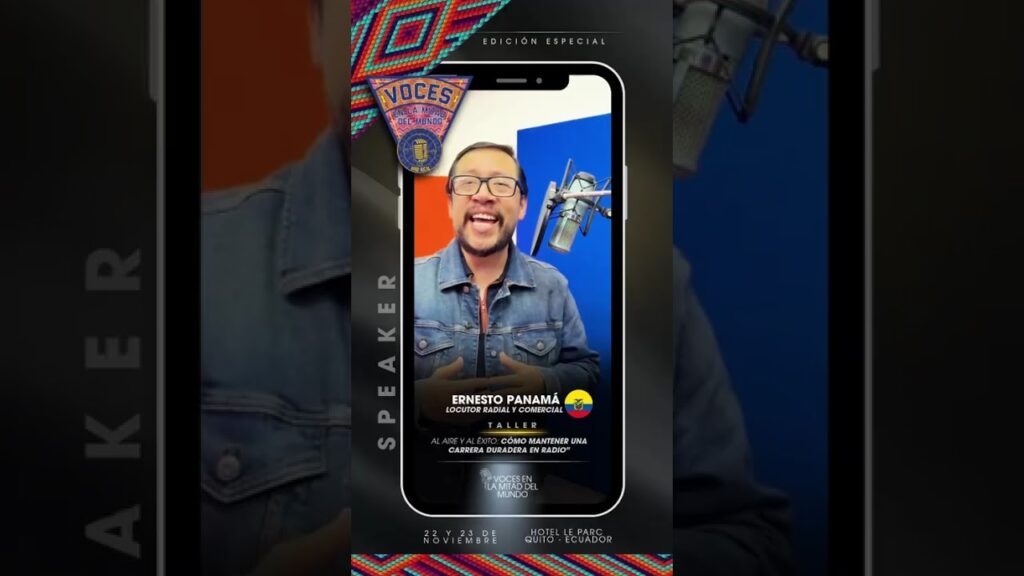 ERNESTO PANAMA TALLER DE LOCUCION PARA RADIO 2025 QUITO ECUADOR